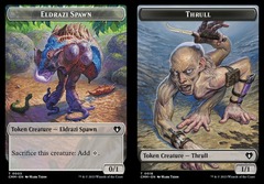 Eldrazi Spawn (0003) // Thrull (0018) Double-Sided Token